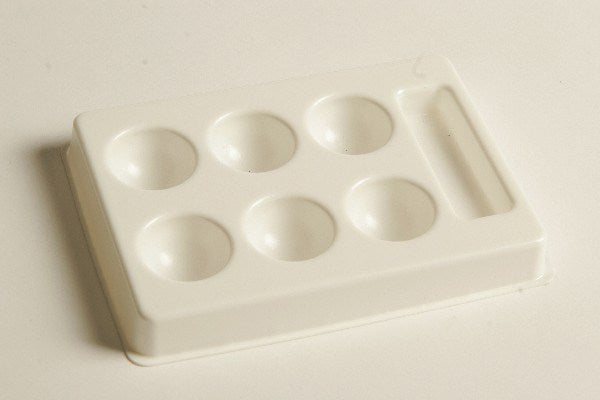 Blandebakke/Plast palette 10x14cm 6+1 huller